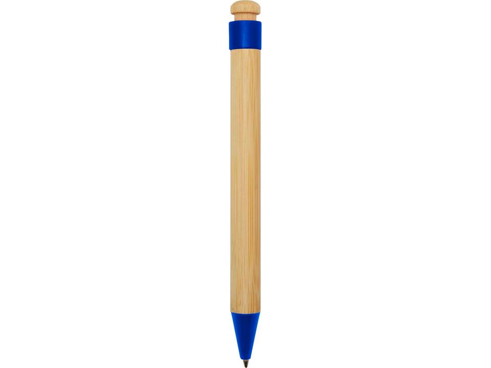 Rattan bamboo and recycled plastic ballpoint pen (black ink) 15