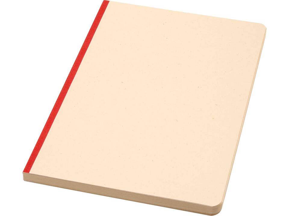 Liliana A5 sugarcane and RPET soft cover notebook