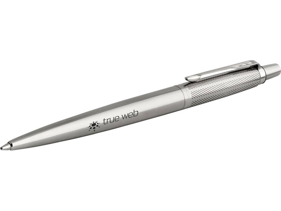 Parker Jotter Ballpoint Pen Oxford Grey Pinstripe CT 12