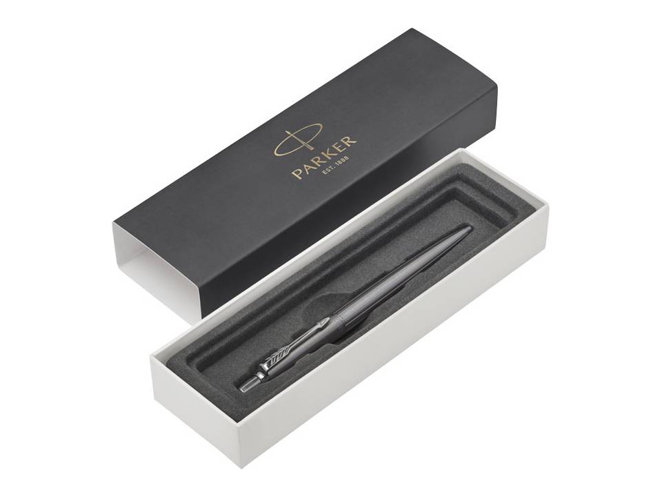 Parker Jotter Ballpoint Pen Oxford Grey Pinstripe CT 7