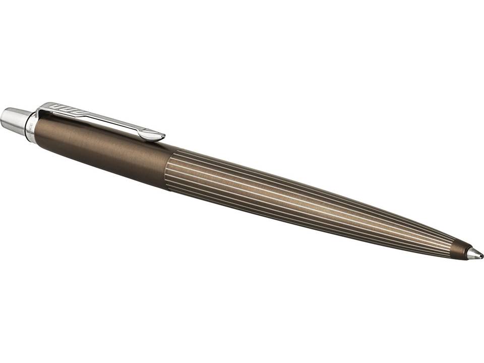 Parker Jotter Ballpoint Pen Oxford Grey Pinstripe CT 4