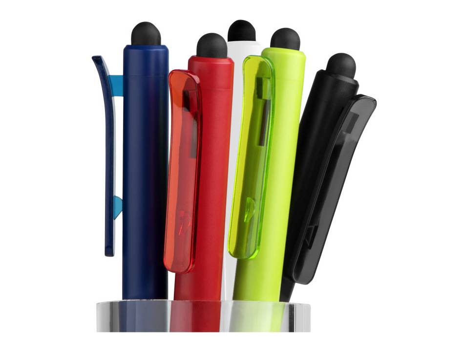 Tri Click Clip Stylus Ballpoint Pen 1