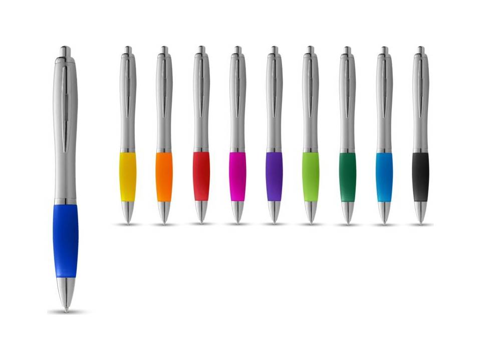 Nash ballpoint pen with coloured grip