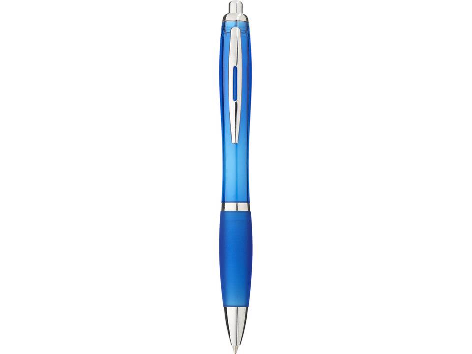 Nash ballpoint pen with coloured barrel and grip 8