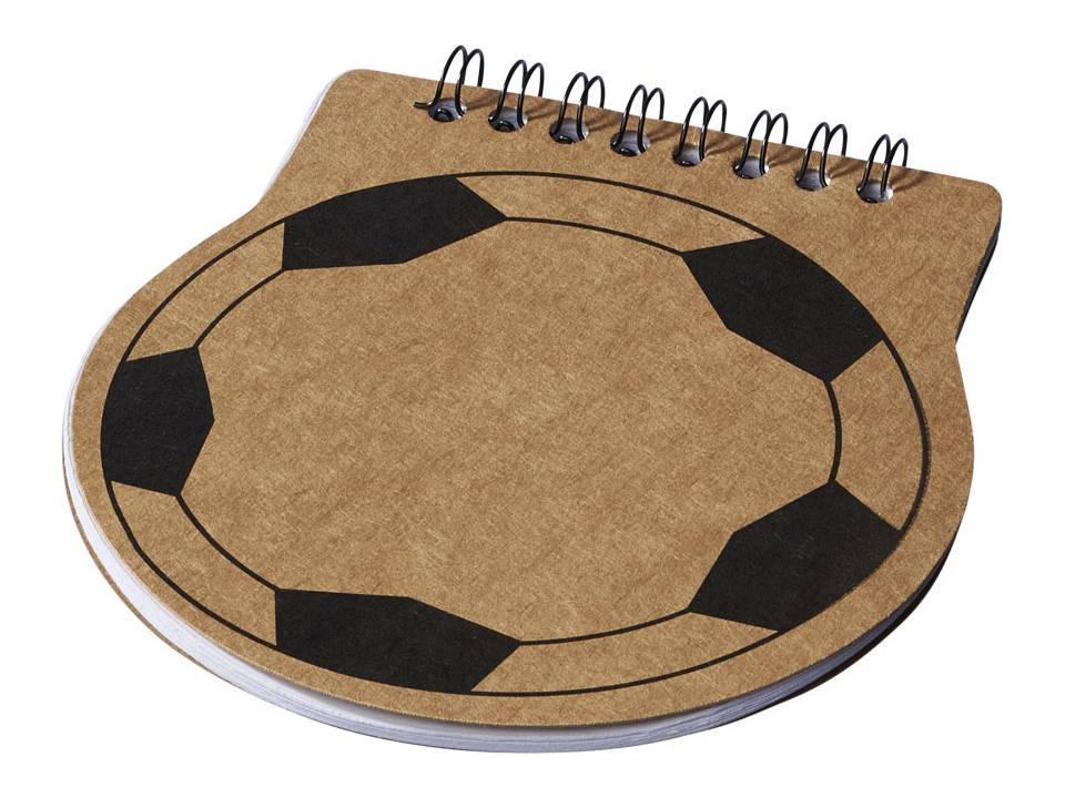 Score football shaped notebook 3