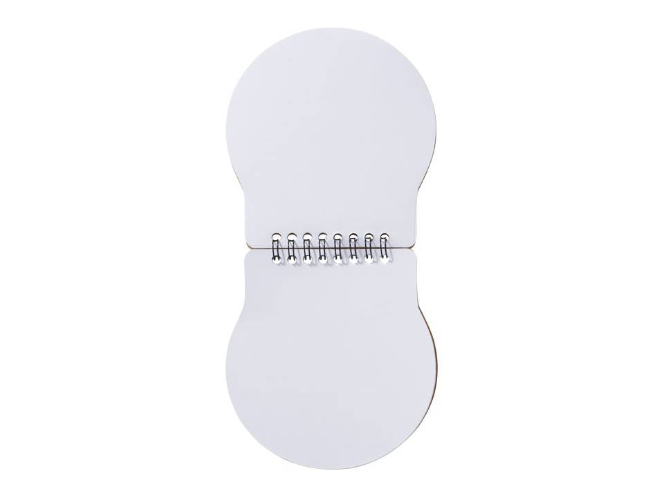 Score football shaped notebook 1