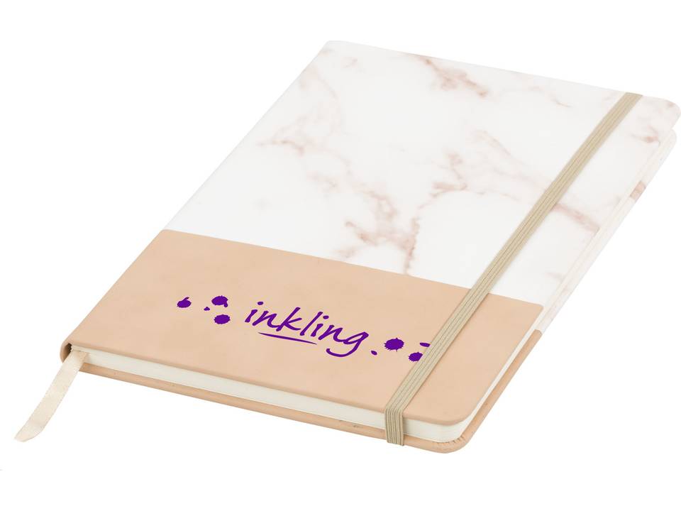 Two tone A5 marble notebook 5