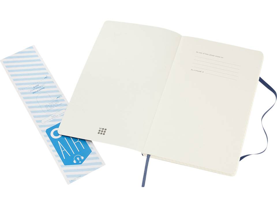 Classic L soft cover notebook - squared 5