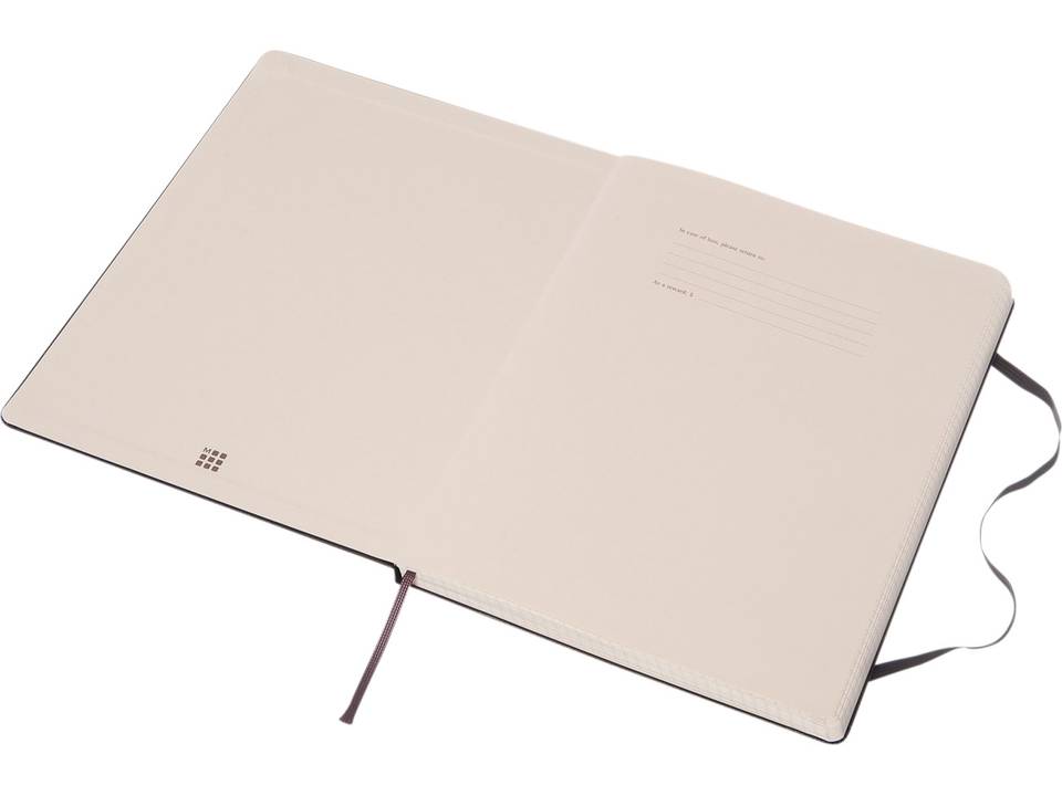 Classic XL hard cover notebook - squared 2