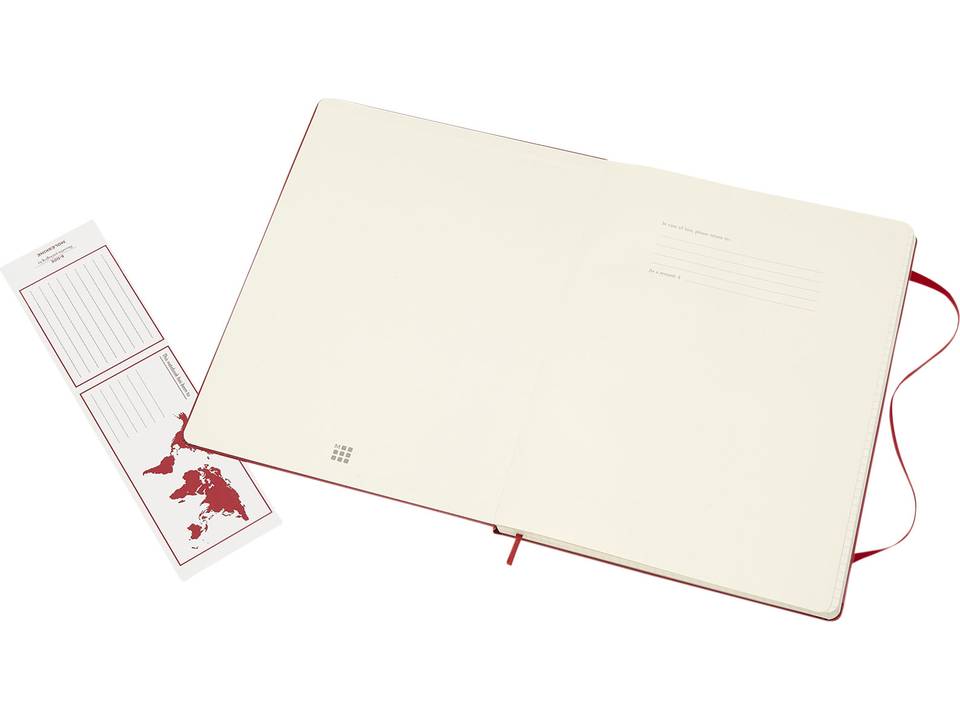 Classic XL hard cover notebook - squared 8