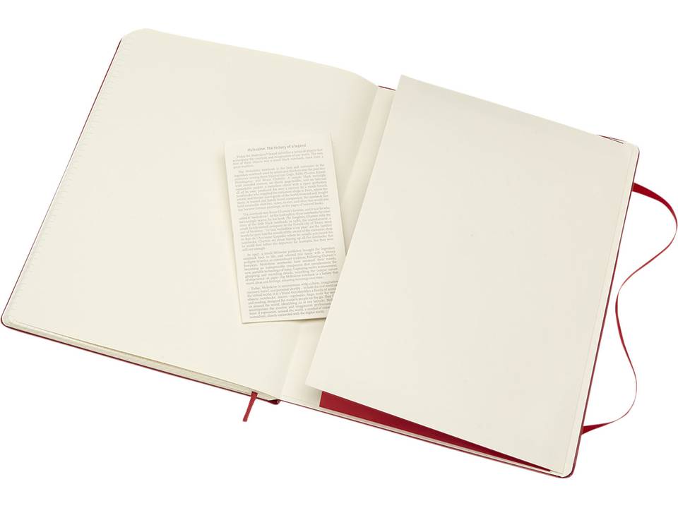Classic XL hard cover notebook - squared 9