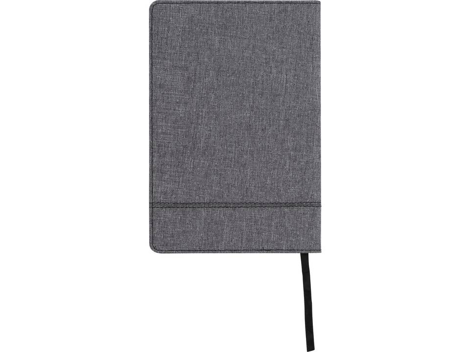 Heathered A5 notebook with leatherlook side 4