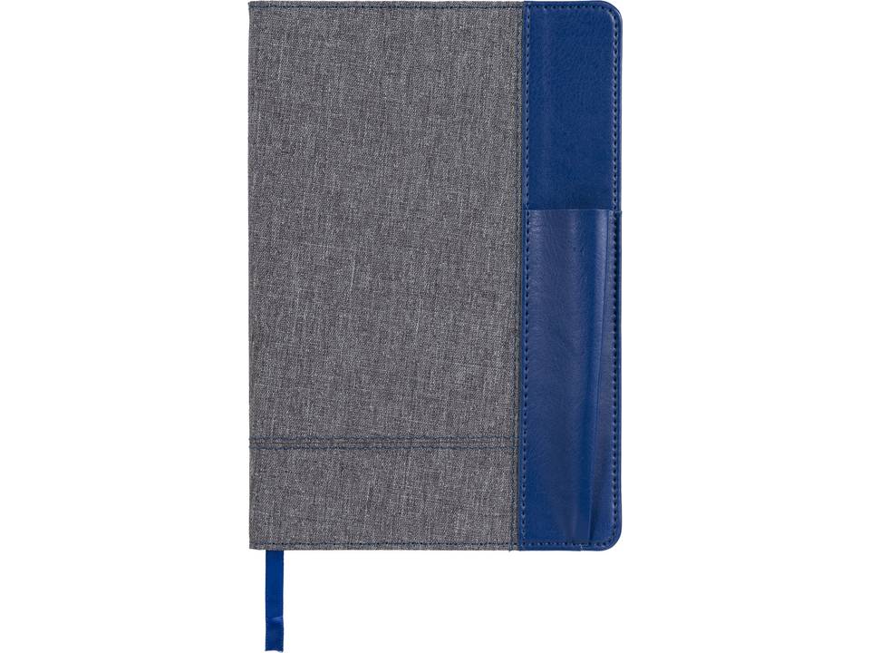 Heathered A5 notebook with leatherlook side 7