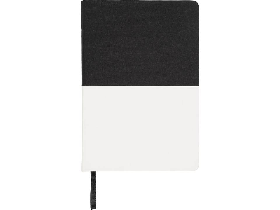 Two-tone A5 canvas notebook 3