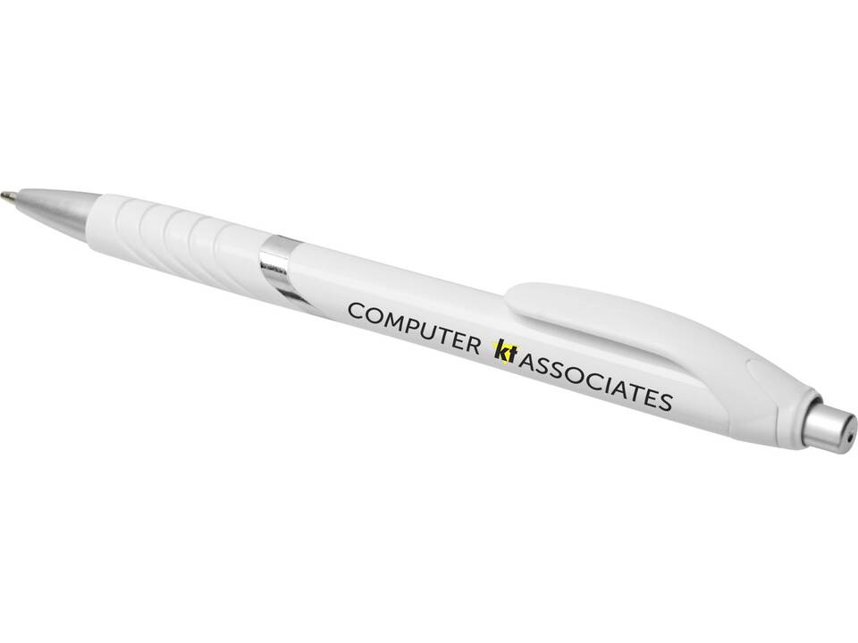 Turbo white barrel ballpoint pen 13