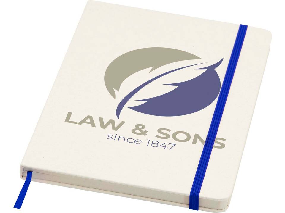 Bass A5 recycled hard cover notebook with lined pages 13