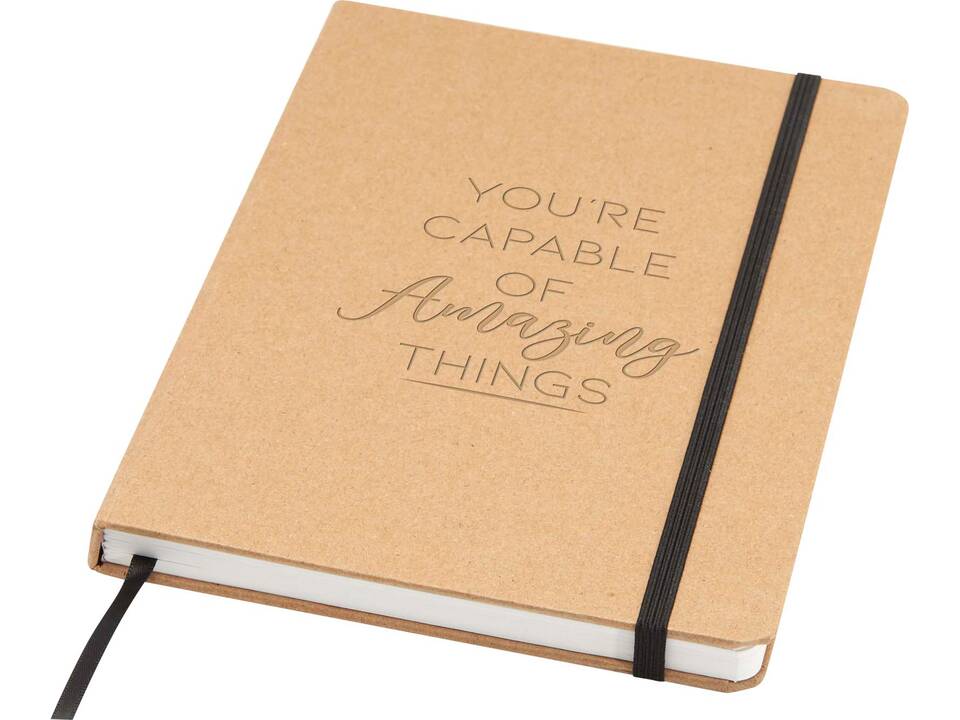 Holm A5 stone paper hard cover notebook with lined pages 1