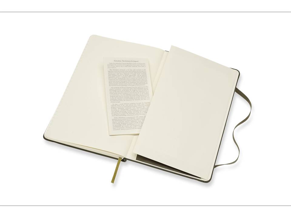 Classic L leather notebook - ruled 16