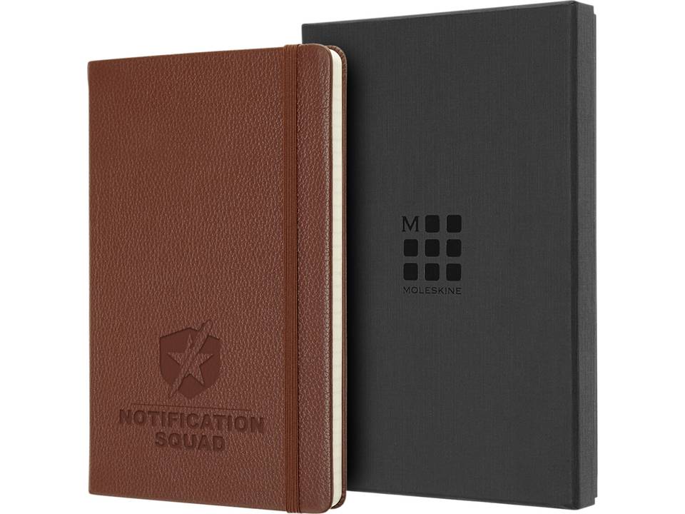Classic L leather notebook - ruled 18