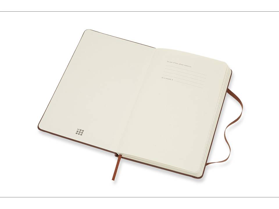 Classic L leather notebook - ruled 22