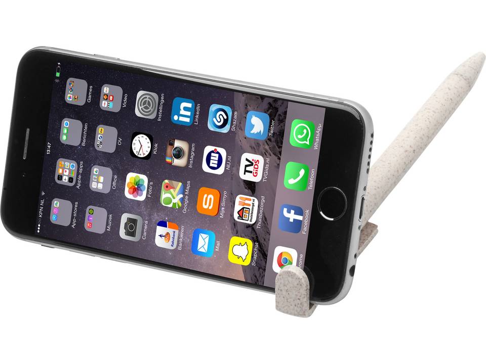 Medan wheat straw ballpoint pen and phone holder 22