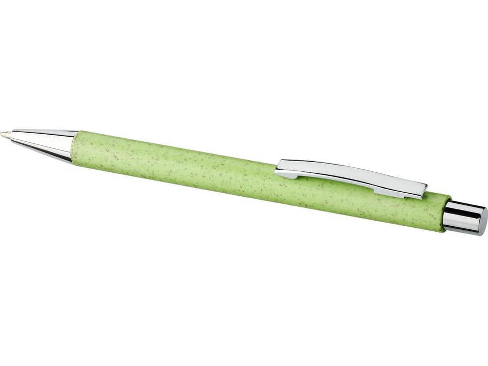 Tual wheat straw click action ballpoint pen 13