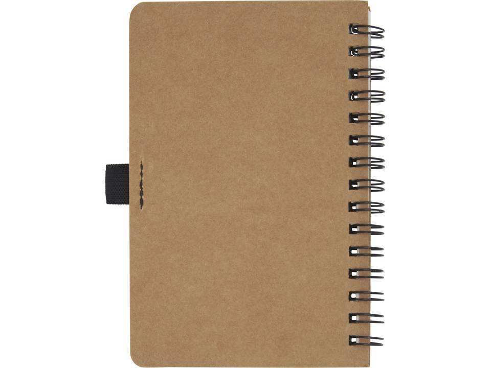 Cobble A6 wire-o recycled cardboard notebook with stone paper 4