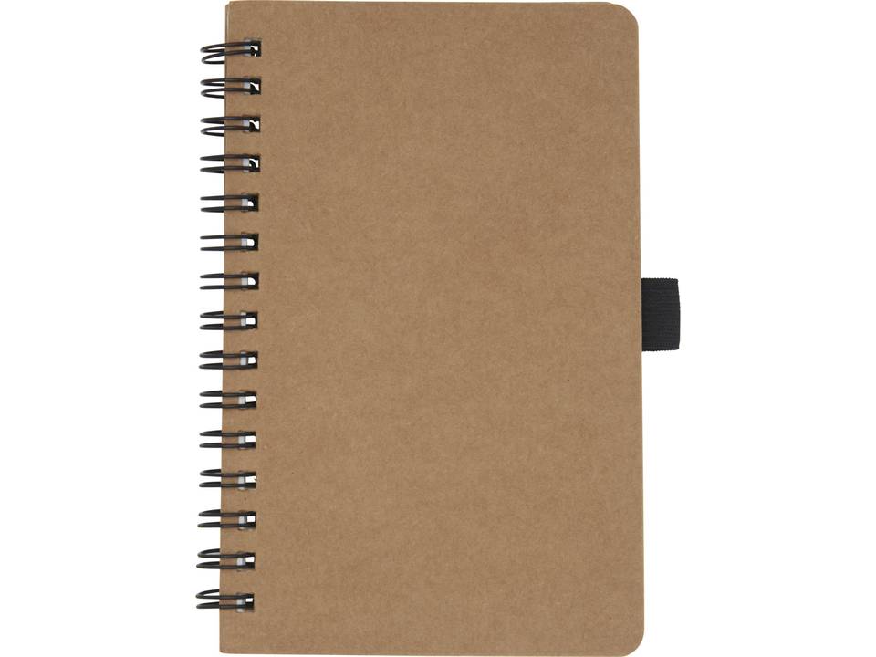 Cobble A6 wire-o recycled cardboard notebook with stone paper 3