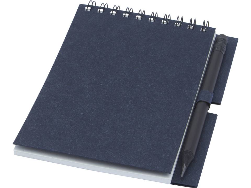 Luciano Eco wire notebook with pencil - small 7
