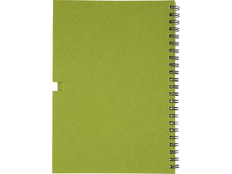 Luciano Eco wire notebook with pencil - medium 16