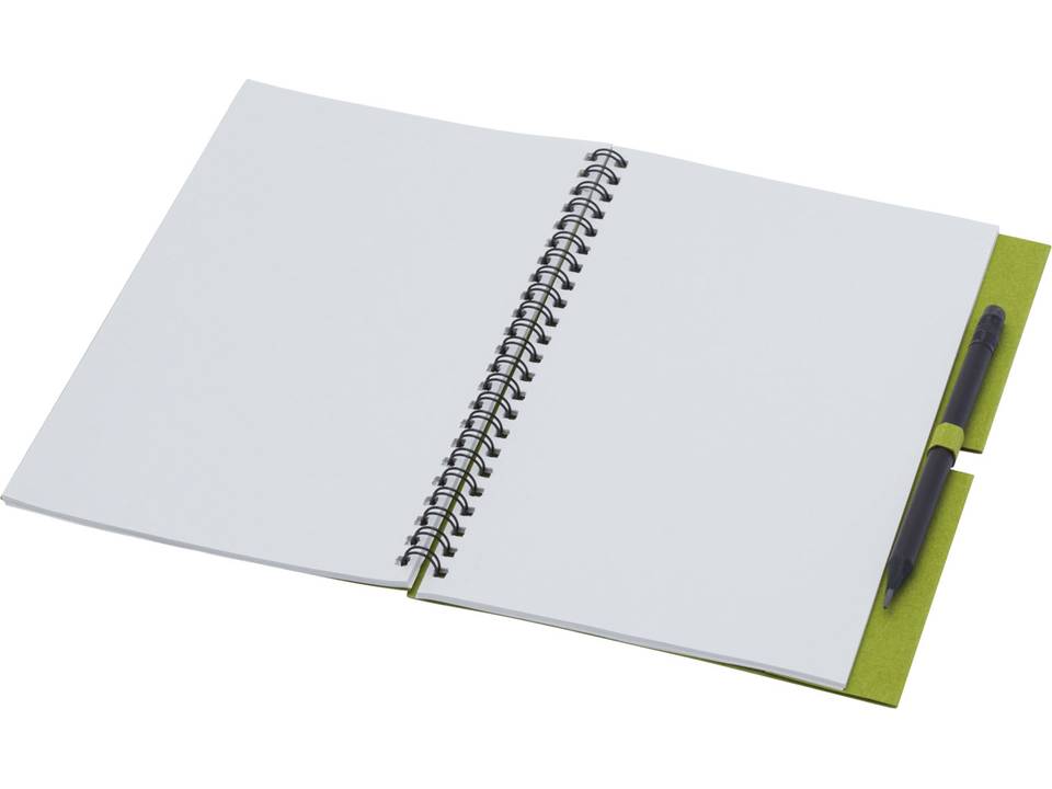 Luciano Eco wire notebook with pencil - medium 17