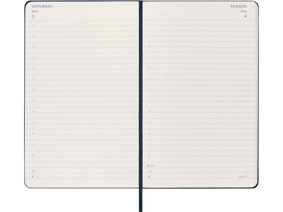 12M daily hard cover planner 10