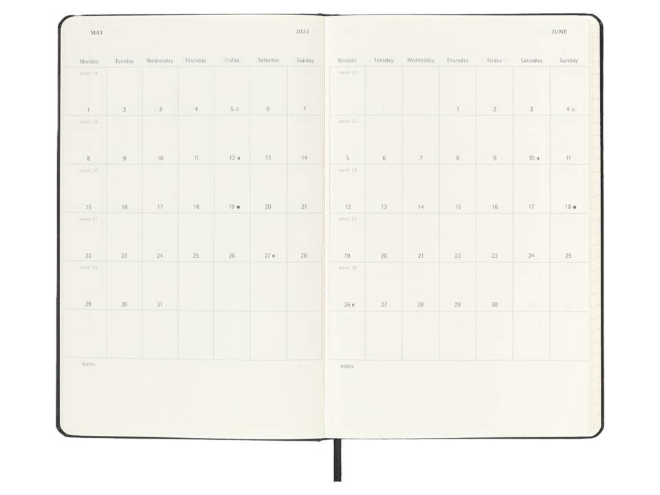 12M daily hard cover planner 28