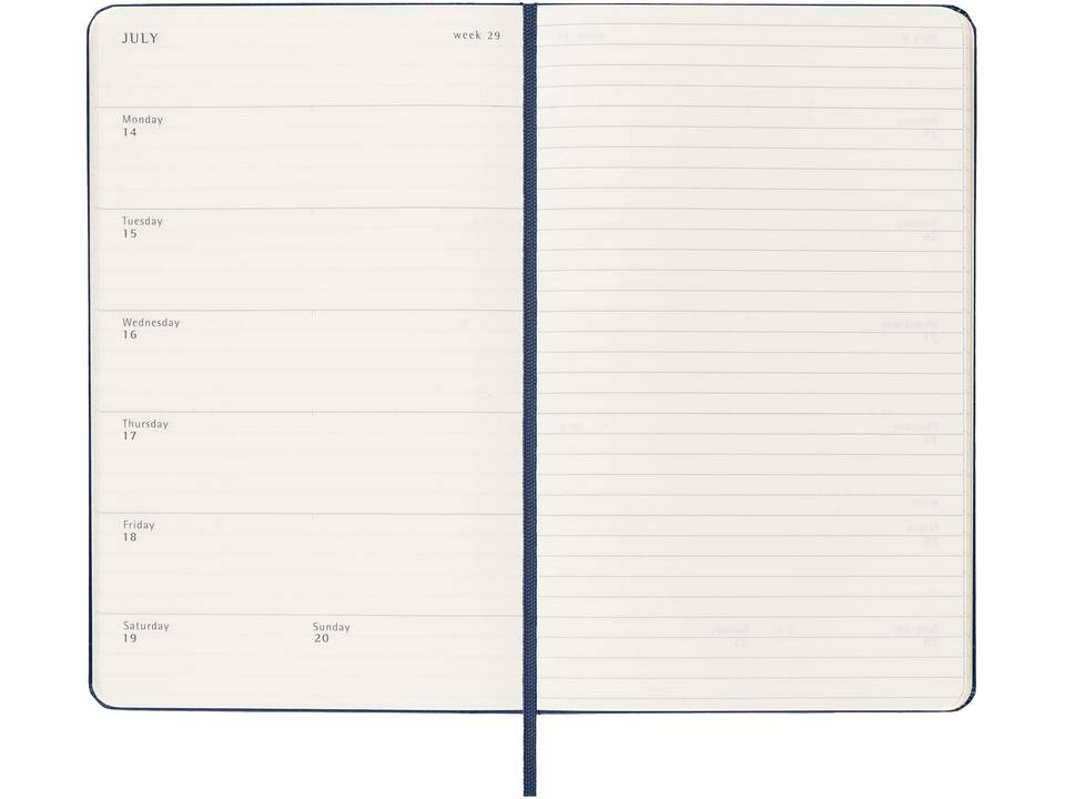 12M weekly hard cover planner 10