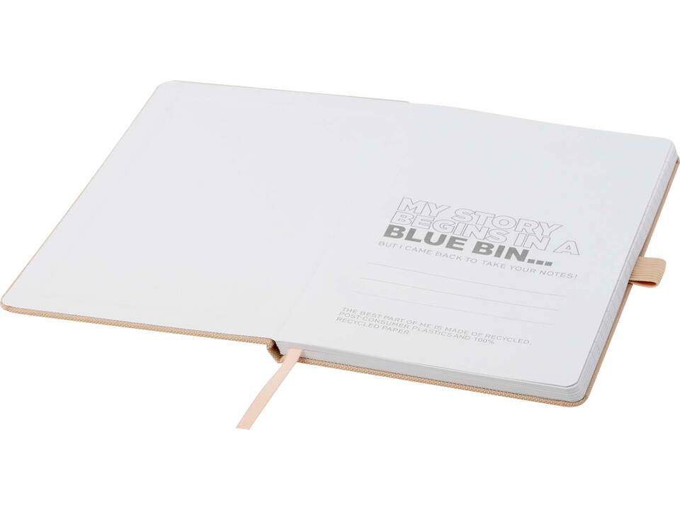 Honua A5 recycled paper notebook with recycled PET cover 13