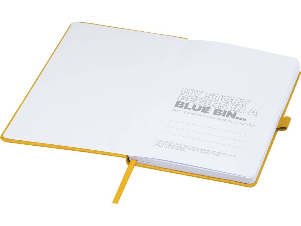 Honua A5 recycled paper notebook with recycled PET cover 51