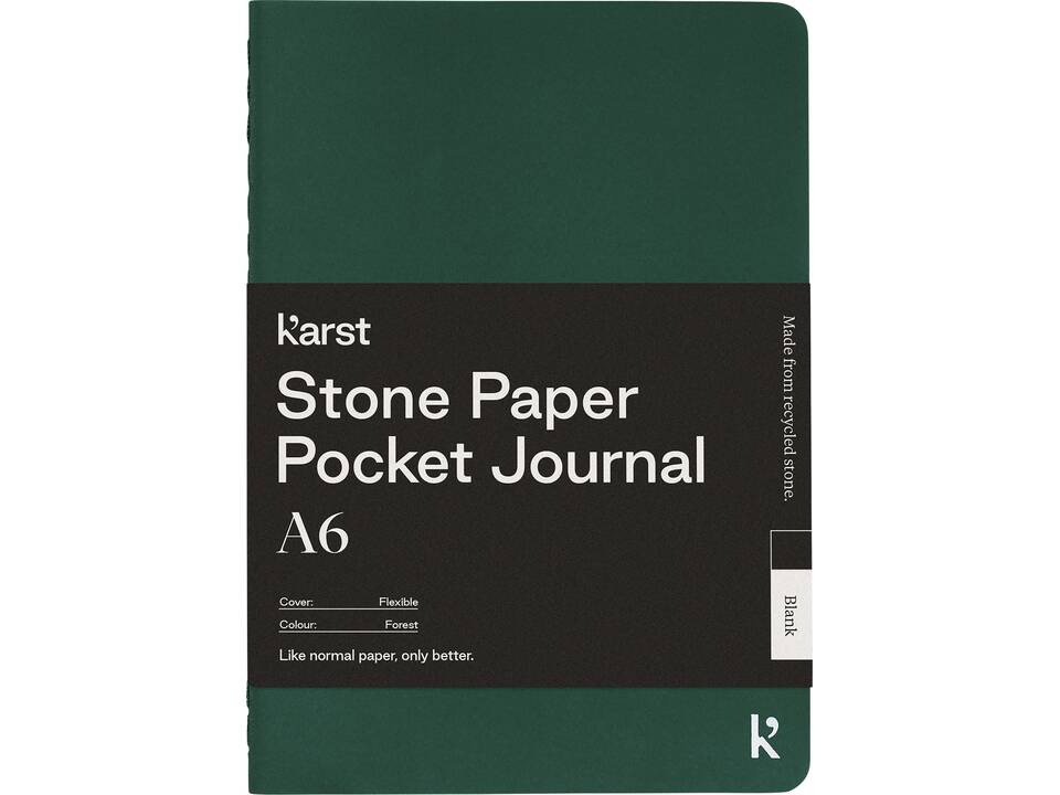 Karst® A6 stone paper softcover pocket journal - blank 7