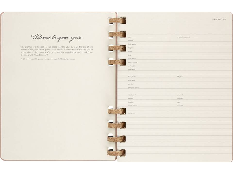 12M daily XL spiral hard cover planner 4