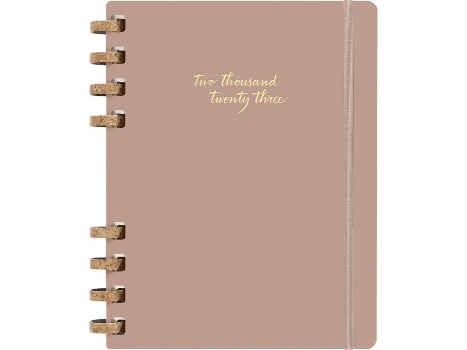 12M daily XL spiral hard cover planner 2