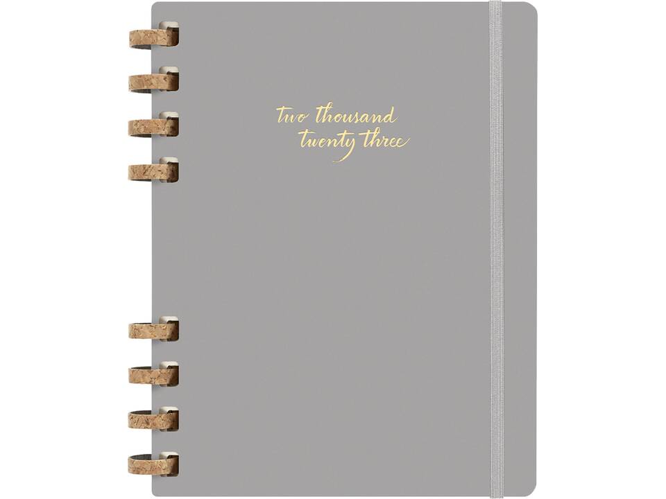 12M daily XL spiral hard cover planner 10