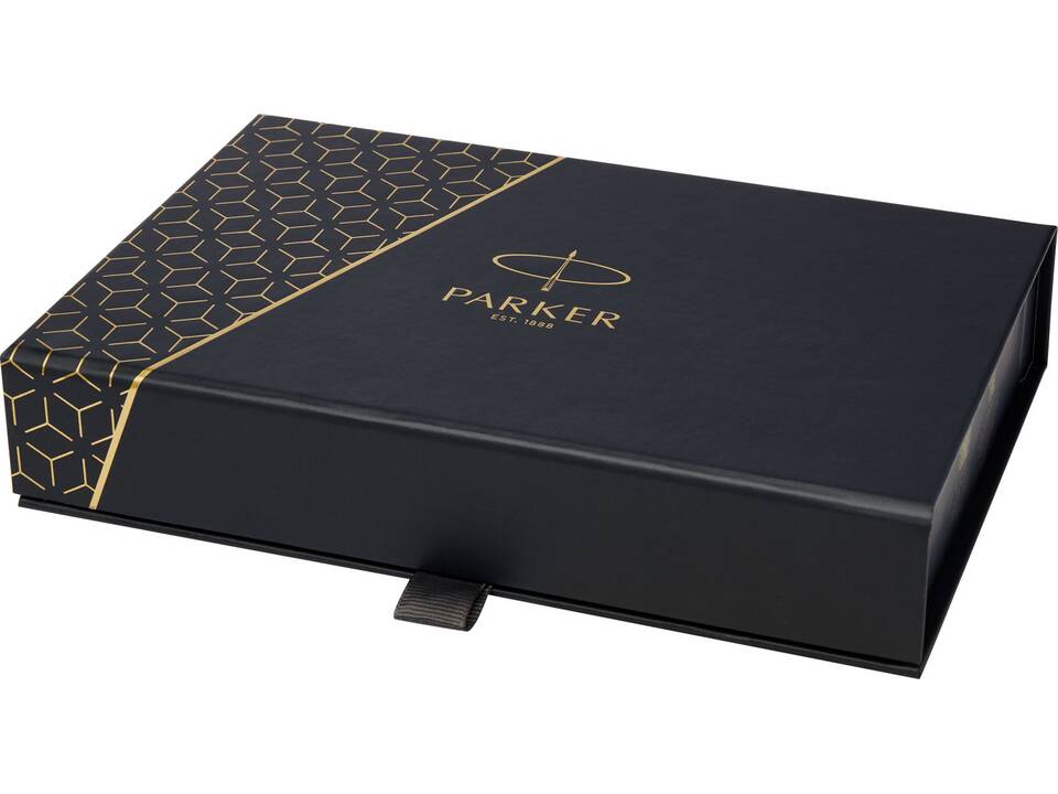 Parker IM achromatic ballpoint and rollerball pen set with gift box 3