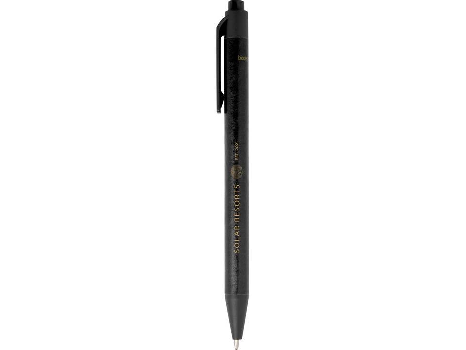 Chartik monochromatic recycled paper ballpoint pen with matte finish 17