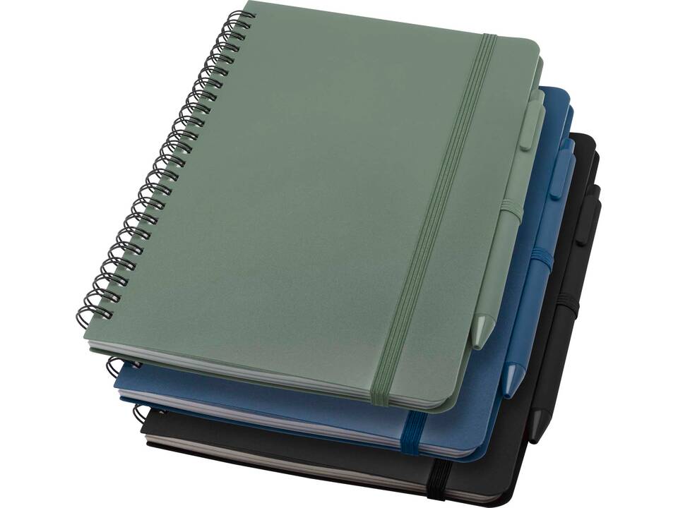 Thalaasa A5 ocean-bound hard cover notebook with ballpoint pen (black ink) 6