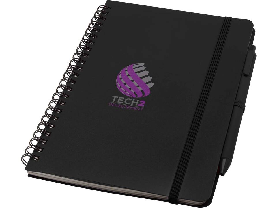 Thalaasa A5 ocean-bound hard cover notebook with ballpoint pen (black ink) 15