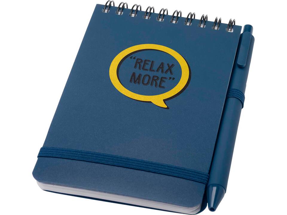 Thalaasa A6 hard cover ocean-bound notebook with ballpoint pen (black ink) 1