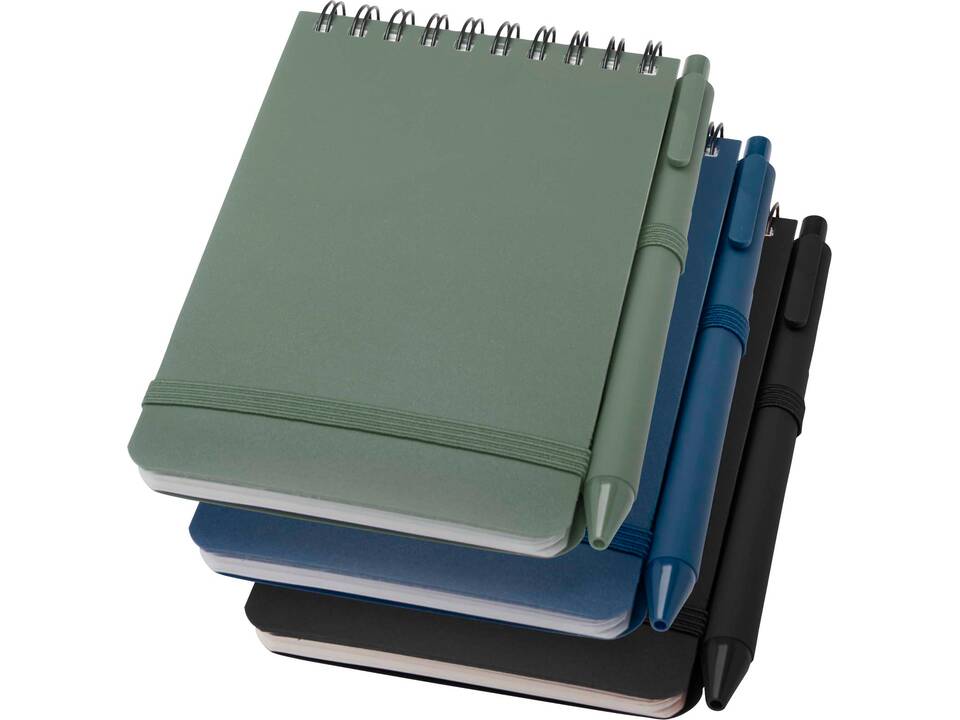 Thalaasa A6 hard cover ocean-bound notebook with ballpoint pen (black ink) 13