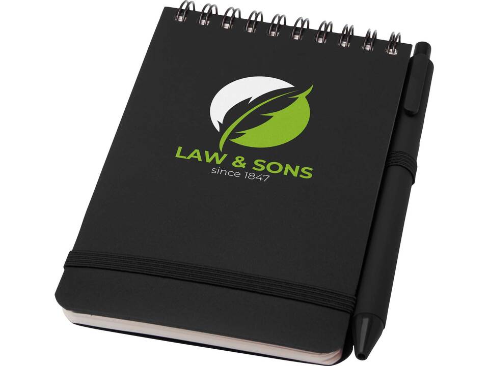 Thalaasa A6 hard cover ocean-bound notebook with ballpoint pen (black ink) 15