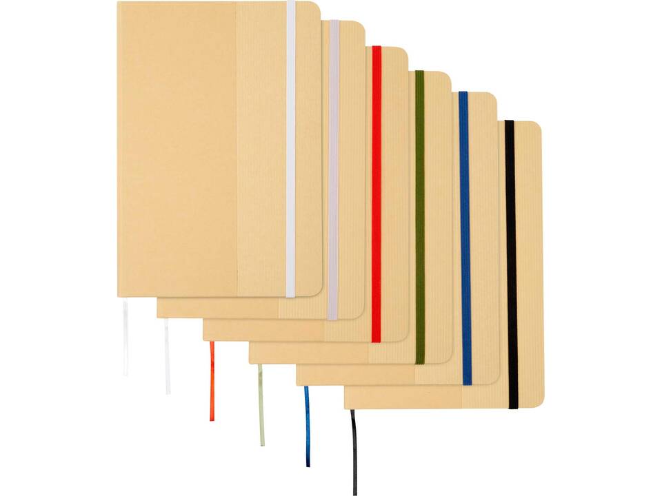 Nelida A5 recycled cardboard hard cover notebook 24