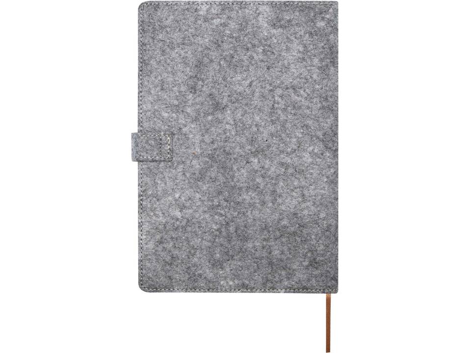 Viviana A5 recycled felt and cork notebook 3