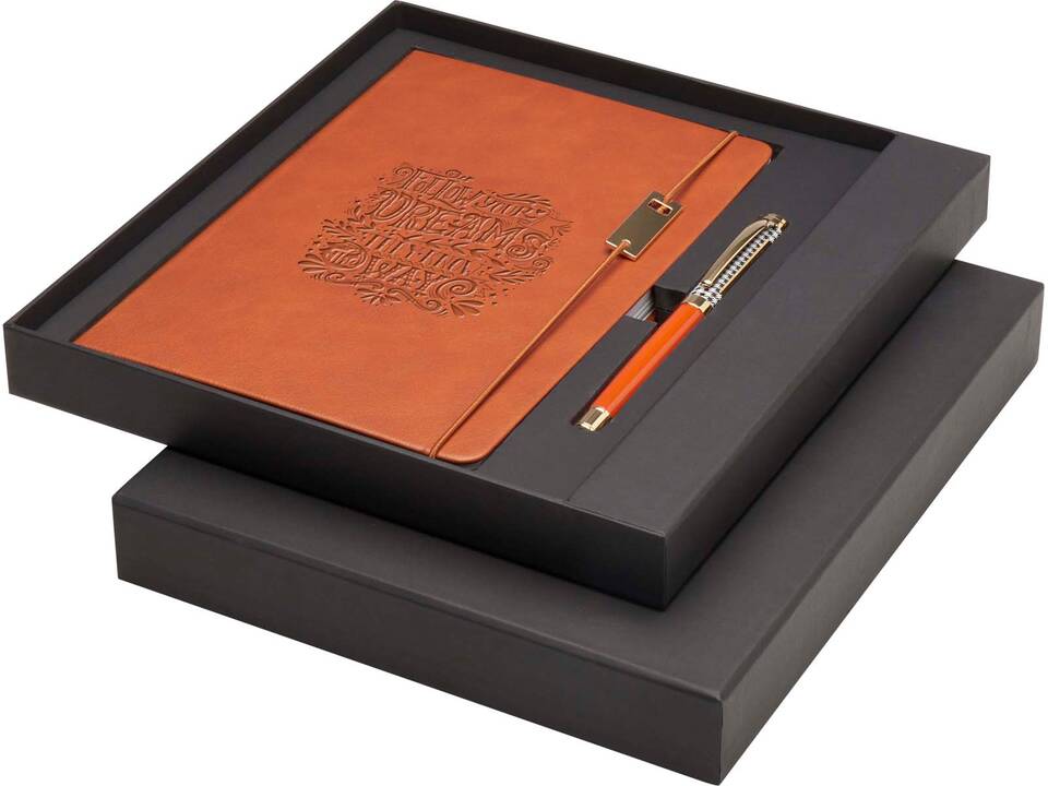 Legato A5 notebook with ballpoint and rollerball pen set 2